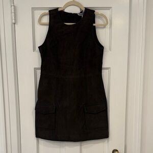 Walter Baker Suede Sleeveless Shift Dress - Size 6